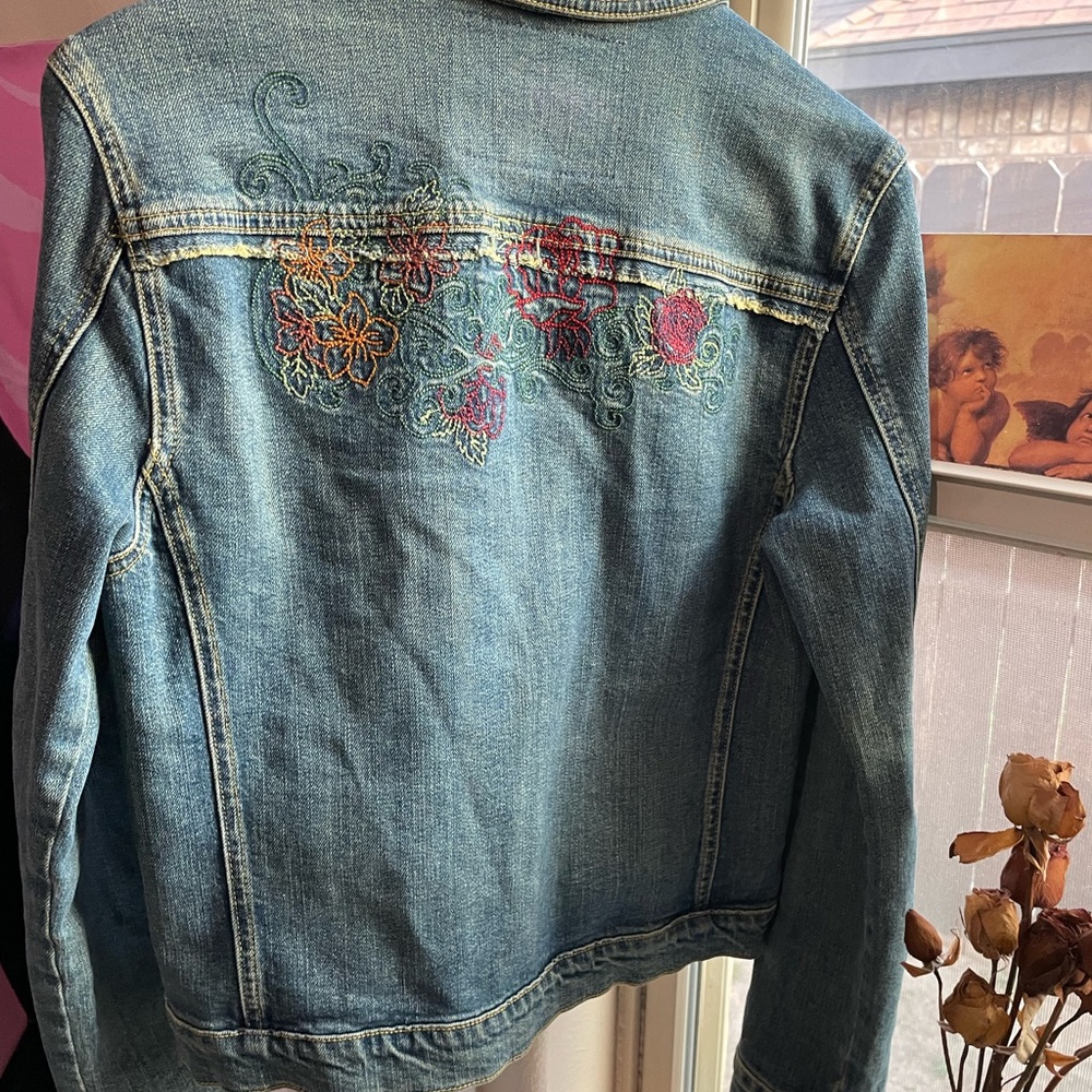Vintage y2k Fiorucci floral denim jacket - Picture 14 of 17